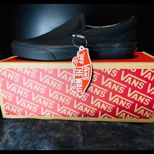 men’s black slip-on vans